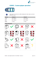 Gripper spec sheet